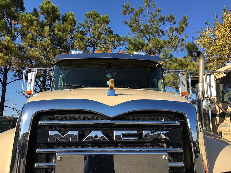Mack Roll-Off Dumpster Truck