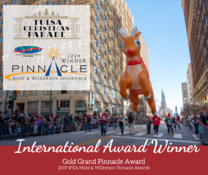 Tulsa Christmas Parade Wins Prestigious International Award