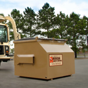 4 Yard Front Load Dumpster, available for rentals