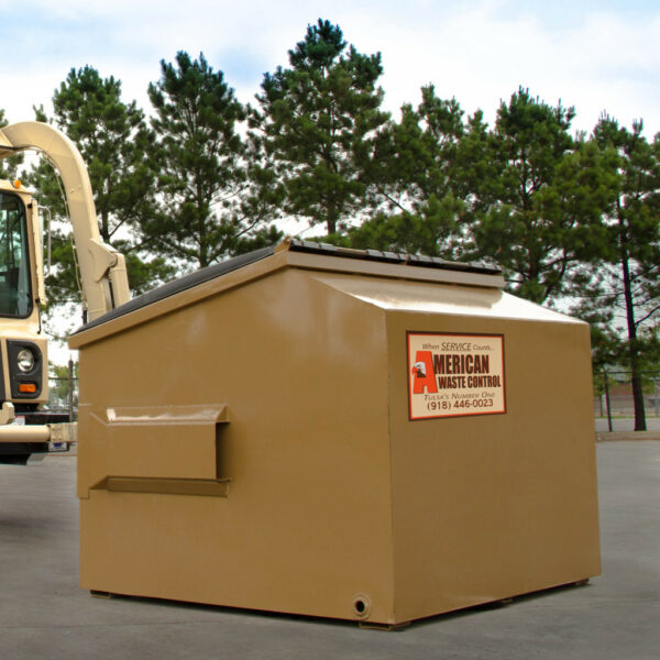 6 Yard Front Load Dumpster, available for rentals