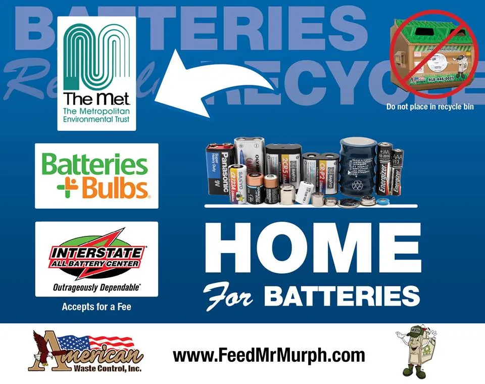 Home for batteries