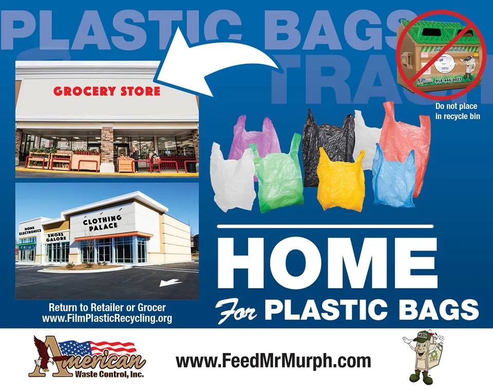 Home for plastic bags